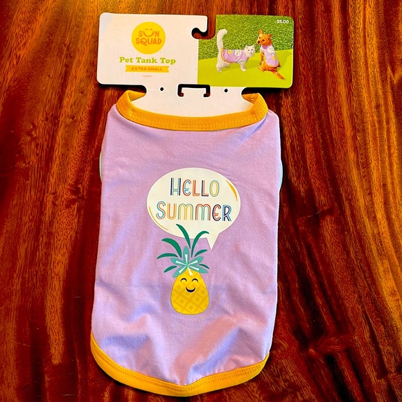 Other - Sun Squad Hello Summer Pet Tank Top XS